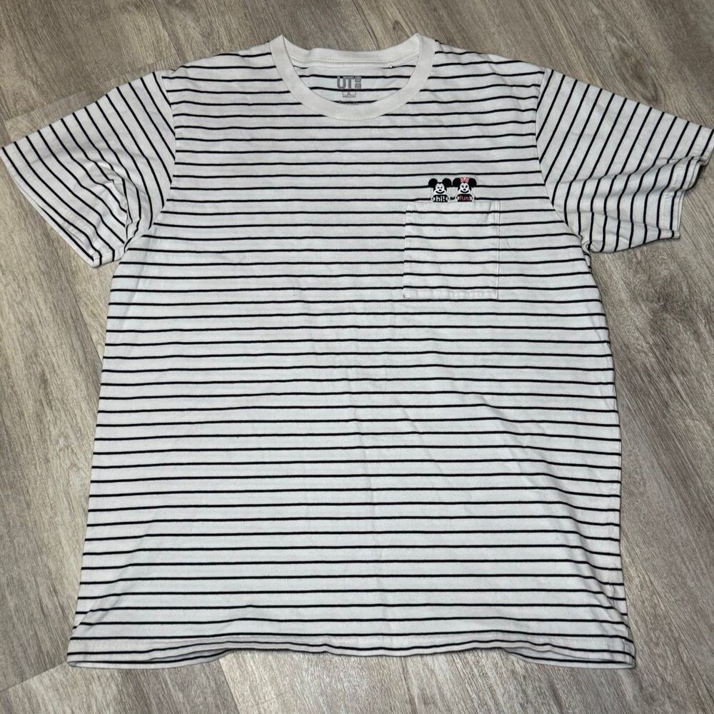 Minnie and Mickey Mouse striped shirt size extra largeâ